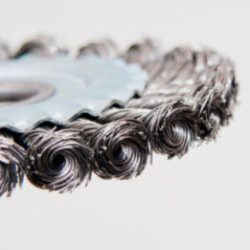 AG-30-200 Szczotka tarczowa, 125 x 22,2 mm, drut splatany